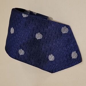 Vintage Gianni Versace Blue Silk Tie